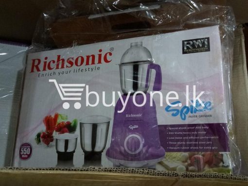 richsonic enrich your lifestyle spike mixer grinder with special shock proof abs body home and kitchen special best offer buy one lk sri lanka 99474 510x383 - Richsonic Enrich your lifestyle Spike Mixer Grinder with Special Shock Proof ABS Body