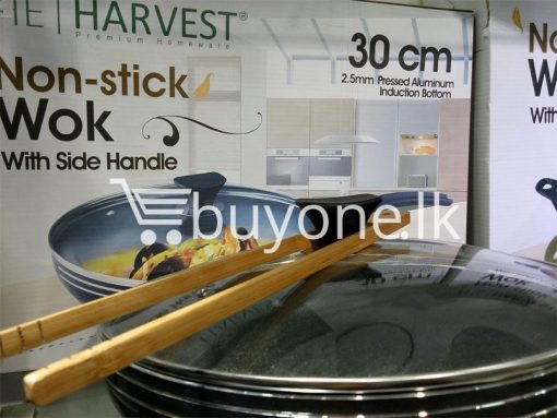 the harvest premium homeware 30cm non stick wok with side handle home and kitchen special best offer buy one lk sri lanka 99588 510x383 - The Harvest Premium Homeware-30cm Non Stick Wok with Side Handle