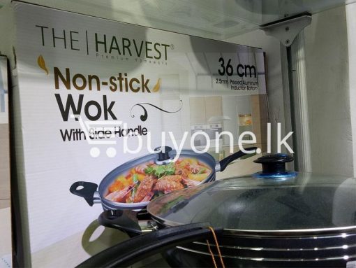 the harvest premium homeware 36cm non stick wok with side handle home and kitchen special best offer buy one lk sri lanka 99581 510x383 - The Harvest Premium Homeware-36cm Non Stick Wok with Side Handle