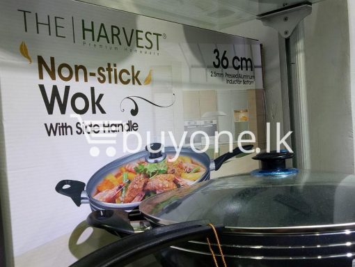 the harvest premium homeware 36cm non stick wok with side handle home and kitchen special best offer buy one lk sri lanka 99582 510x383 - The Harvest Premium Homeware-36cm Non Stick Wok with Side Handle