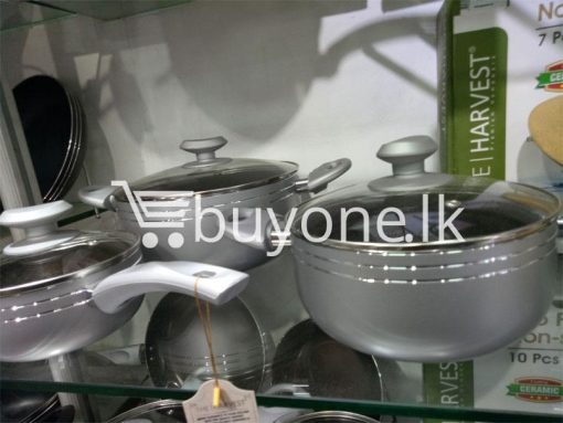 the harvest premium homeware eco friendly ceramic non stick 7pcs cookware set home and kitchen special best offer buy one lk sri lanka 99602 510x383 - The Harvest Premium Homeware-Eco Friendly Ceramic Non-Stick 7pcs Cookware Set