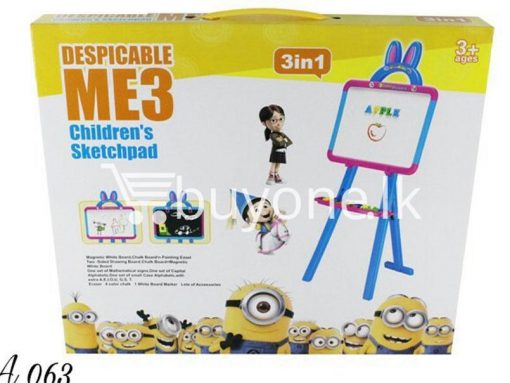 3in1 despicable me 3 childrens sketchpad baby care toys special best offer buy one lk sri lanka 51386 510x383 - 3in1 DESPICABLE ME 3 Childrens SketchPad