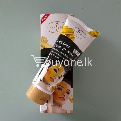 aichun 24k gold peel off mask face care facial mask collagen gold powder crystal facial mask cosmetic stores special best offer buy one lk sri lanka 90741 510x510 - Aichun 24k Gold Peel-Off Mask, Face care Facial Mask, Collagen Gold Powder Crystal facial Mask